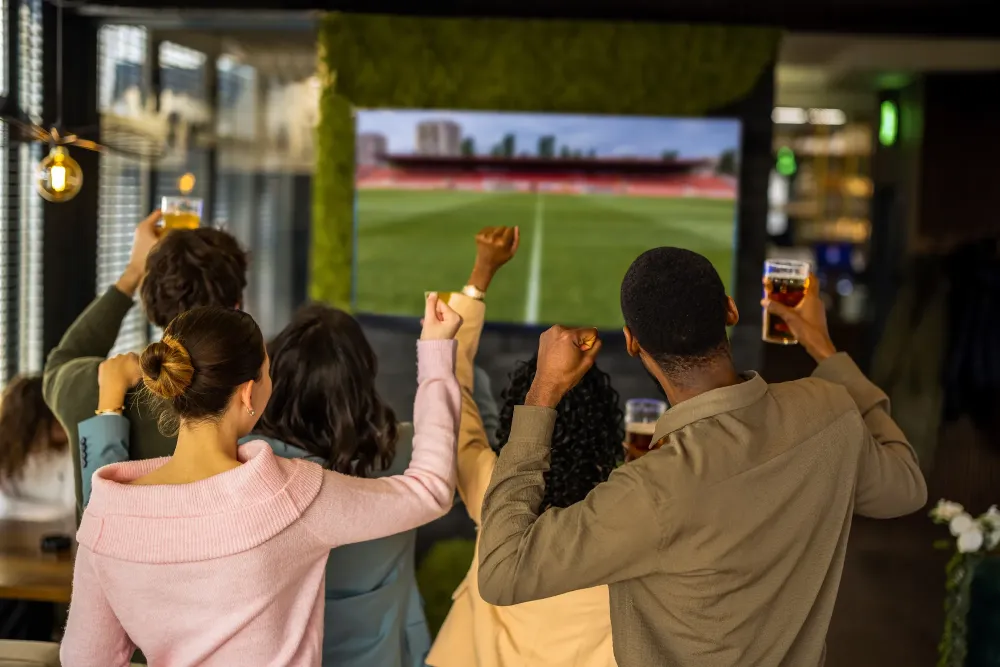 Bar diffusion match près de Périgny